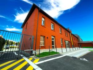 Bygningen som vandrehjemmet ligger i