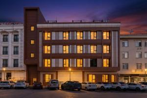 Bygningen som hotellet ligger i