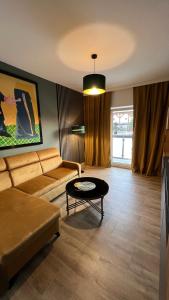 Et opholdsområde på Apartamenty TBG Tarnobrzeg