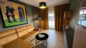 Et opholdsområde på Apartamenty TBG Tarnobrzeg