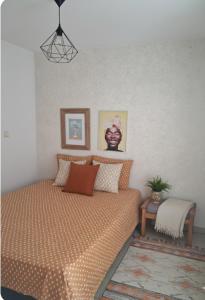 Postel nebo postele na pokoji v ubytování Entre Mer et Montagnes Votre Cocon à La Possession