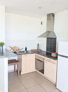 Kuchyň nebo kuchyňský kout v ubytování Entre Mer et Montagnes Votre Cocon à La Possession