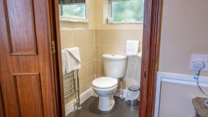 a small bathroom with a toilet and a window at The Park Hotel - Sure Hotel Collection by Best Western in Diss +52 photos