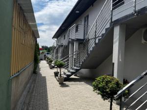 Bygningen som lejligheden ligger i