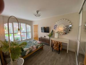 TV a/nebo společenská místnost v ubytování Kingsbarns