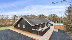 Bygningen som feriehuset ligger i