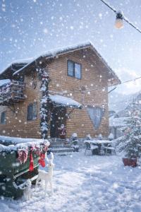 Cabana Rustica Georgeta v zimě