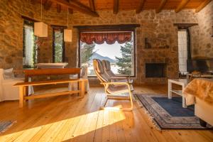 Posezení v ubytování Stone View Nest - By Ski Alure