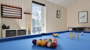 Biliár nebo kulečník v ubytování Villavilla #374 - Dueodde, Bornholm