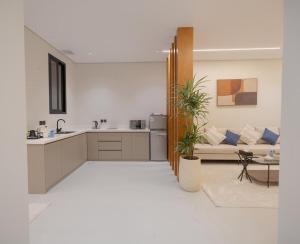 Nhà bếp/bếp nhỏ tại دار العقيق 101