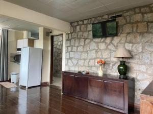 Kuchyň nebo kuchyňský kout v ubytování Pousada TRUFFIMAR Ilhabela