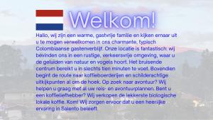 een spandoek met de vlag van Bulgarije en een document bij Un Café en el camino Guesthouse in Salento +15 foto's