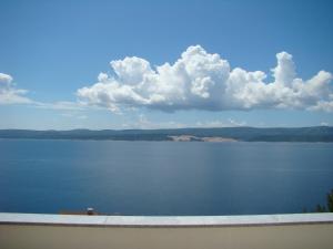a view of a large body of water at Villa Marina in Omiš