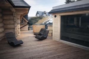 Naturlandskabet i nærheden af chaletet