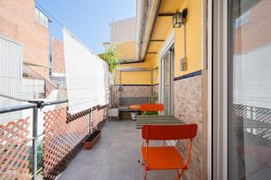 Μπαλκόνι ή βεράντα στο Apartamento Completo junto playa y Centro Bcn