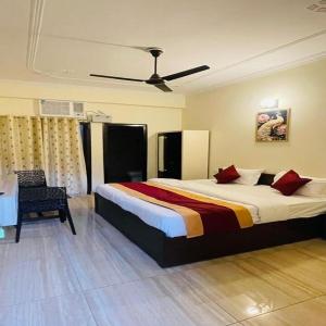 Postel nebo postele na pokoji v ubytování The Gange Hill