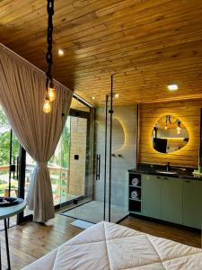 Nhà bếp/bếp nhỏ tại Taboo Refúgio