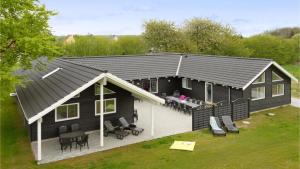 Bygningen som feriehuset ligger i