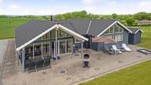 Bygningen som feriehuset ligger i