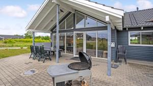 Bygningen som feriehuset ligger i