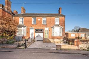 Bygningen som feriehuset ligger i