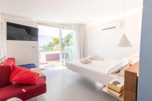 Χώρος καθιστικού στο Aquamaris Design Suite & Spa +88 φωτογραφίες