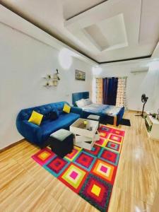 Et opholdsområde på Appartement meublé