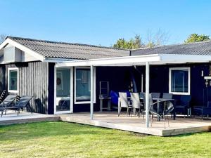 Bygningen som feriehuset ligger i