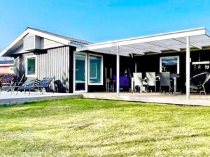 Bygningen som feriehuset ligger i