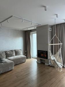 Posezení v ubytování Tatariv-hills