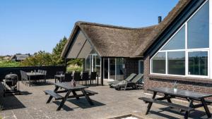 Bygningen som feriehuset ligger i