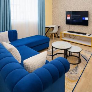 Et opholdsområde på Afrivie Homes 1-Bedroom Apartments in Kisii Town