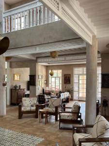 Χώρος καθιστικού στο Riad SABIDI