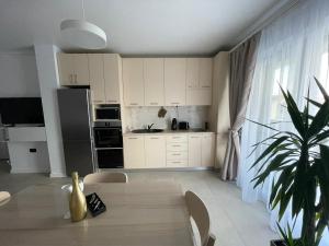 Køkken eller tekøkken på Eleven Odyssey Apartment