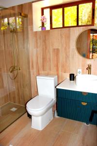 Koupelna v ubytování Cabaña Boutique Exploradores