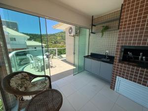 Køkken eller tekøkken på Cód 41 - Cobertura a 80 metros do mar