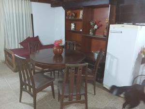 Køkken eller tekøkken på Cabaña en Playa Paso de la Patria