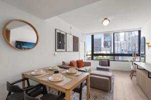 Et opholdsområde på Luxury City Views in Downtown Miami