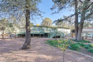 Bygningen som feriehuset ligger i