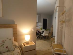 Et opholdsområde på Apartamento Fama