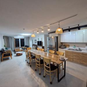 Et opholdsområde på Morning Beach Pension