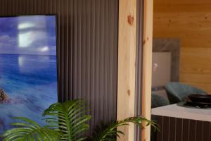 Et tv og/eller underholdning på Wooden villas