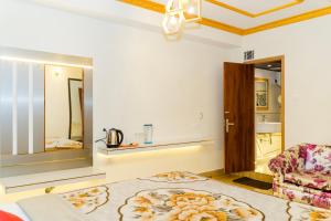 Postel nebo postele na pokoji v ubytování The Dzong ! MG MARG GANGTOK