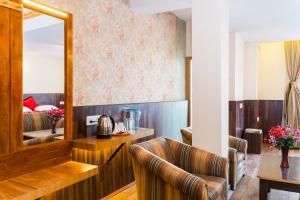 Posezení v ubytování The Dzong ! MG MARG GANGTOK