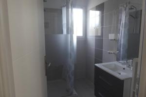 Koupelna v ubytování Le Ch'ti Casot