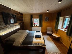 Χώρος καθιστικού στο LostGarden Apartments