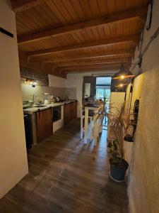 Kuchyň nebo kuchyňský kout v ubytování Vinoteca cerro