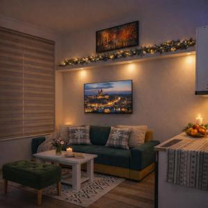 Χώρος καθιστικού στο Sarajevo Stylish Central Apartment - Steps to Old Town and Sebilj