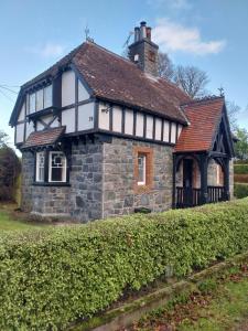 Bygningen som feriehuset ligger i