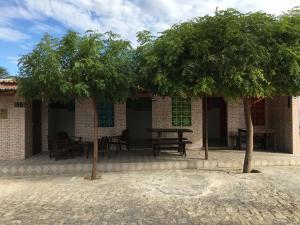 Вътрешен двор или друго открито пространство в Pousada Golfinho